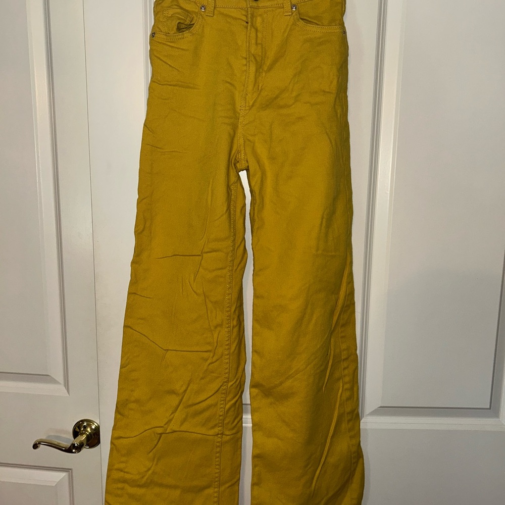 H&M Bright Yellow Trousers